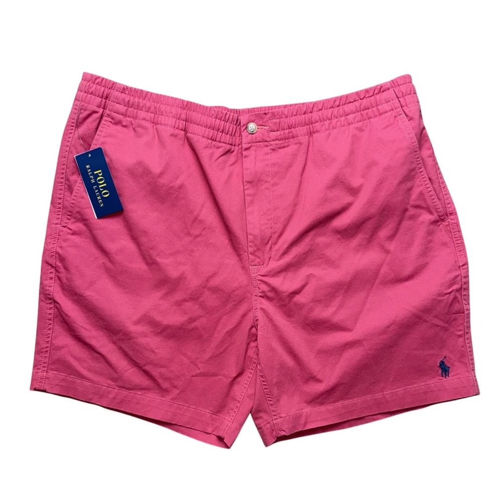 Polo Ralph Lauren Mens XXL Red Stretch Classic Fit 6" Inseam Shorts NWT